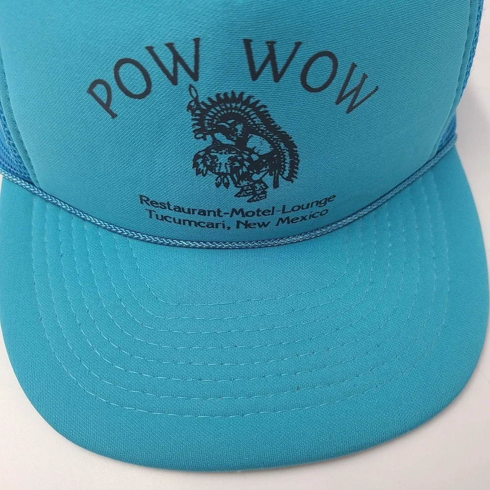 Vintage Pow Wow Trucker Hat Snapback‎ Mesh Tucumcari New Mexico Native American